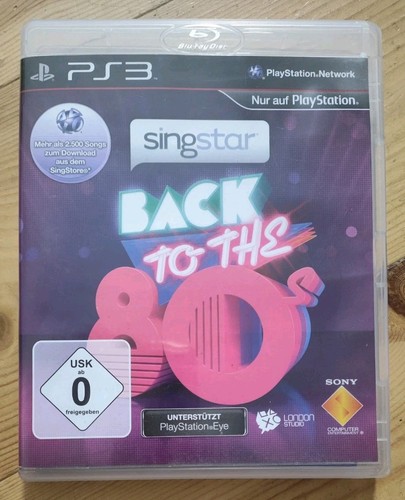 Singstar back the 80s ps3 - 80s,
